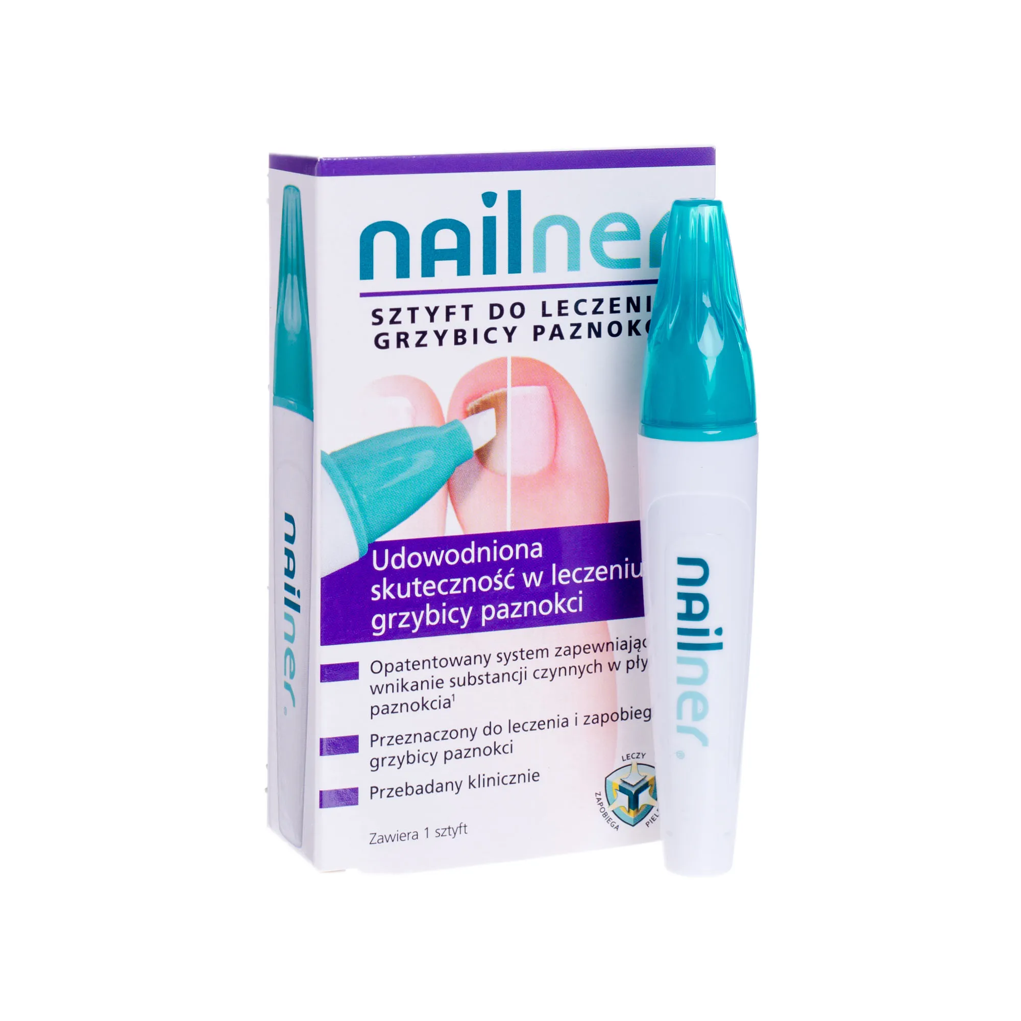 Nailner sztyft do leczenia grzybicy paznokci, 4ml 