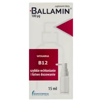 Ballamin spray do ust, suplement diety, 15 ml