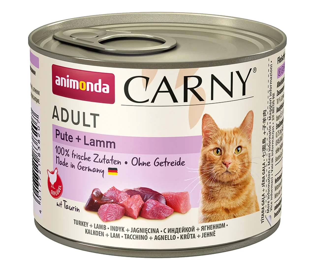 Animonda Carny Adult mokra karma dla kotów z indykiem i jagnięciną, 200 g