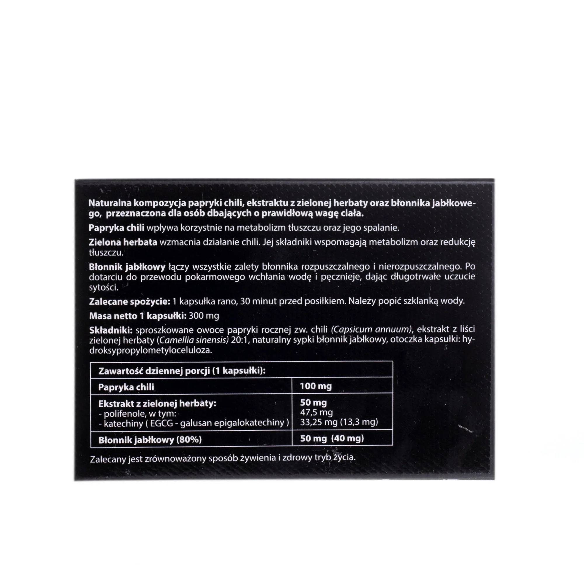 Chili Fat Burner, suplement diety, 30 kapsułek