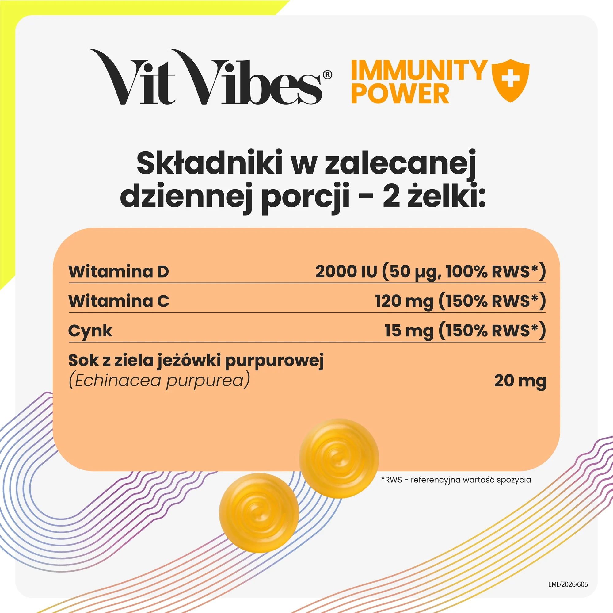 Vit Vibes® Immunity Power 60 żelek