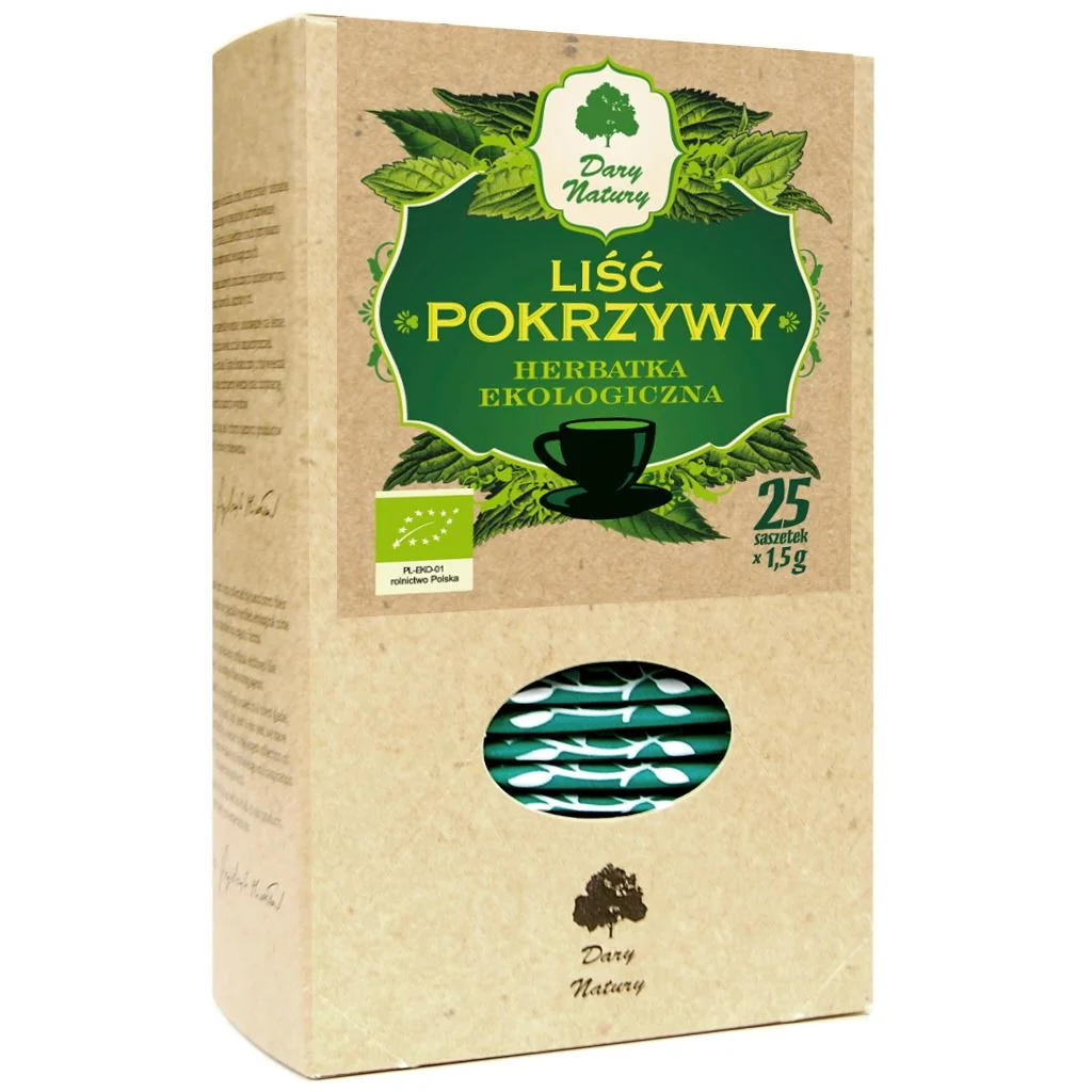 Dary Natury Liść Pokrzywy herbatka ekologiczna, 25 x 1,5 g