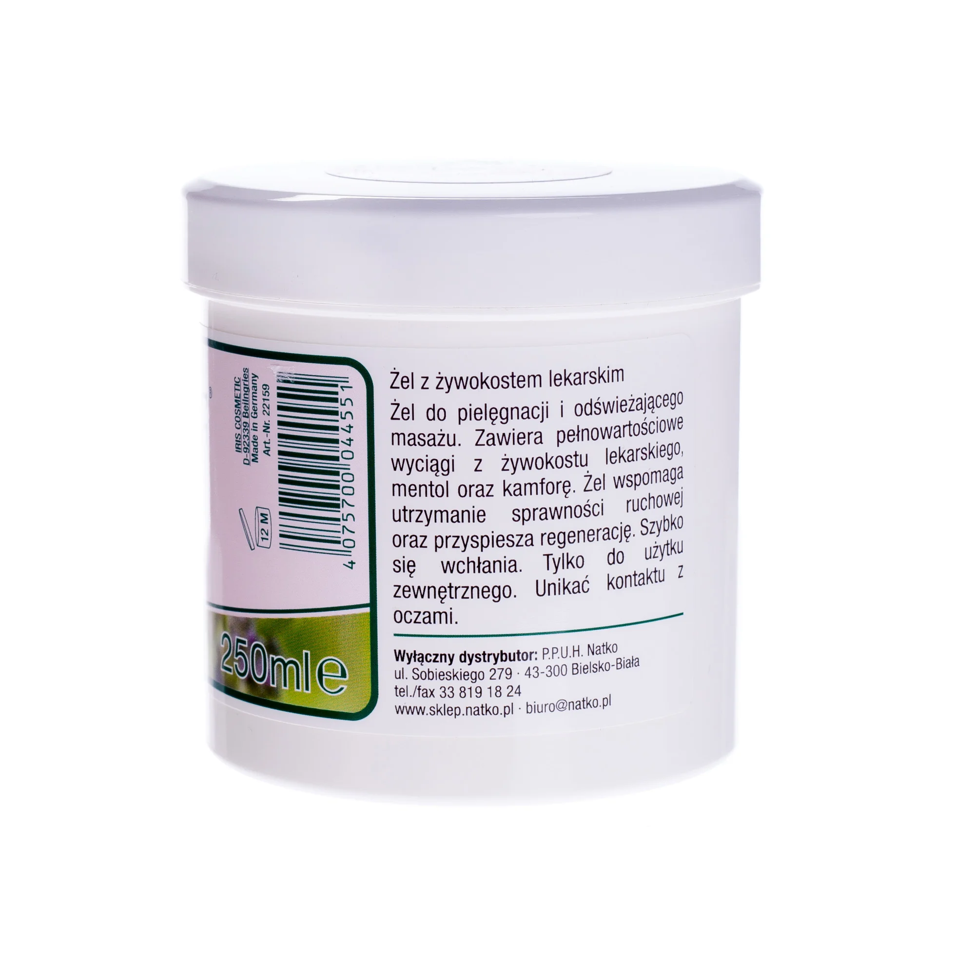 Krauterhof żel z żywokostem lekarskim, 250 ml