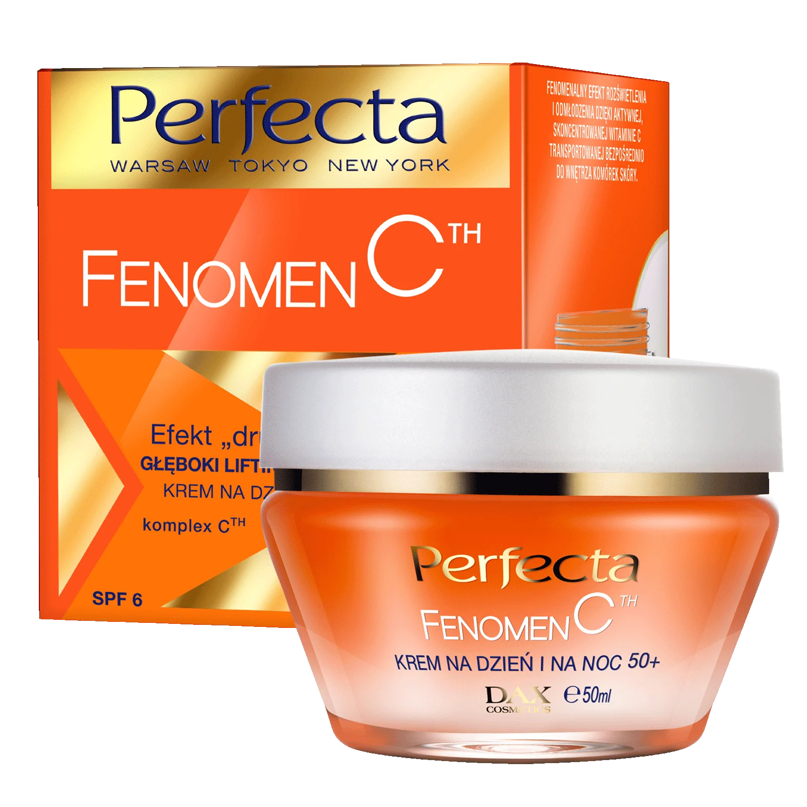 Perfecta Fenomen C krem do twarzy na dzień i na noc 50+, 50 ml