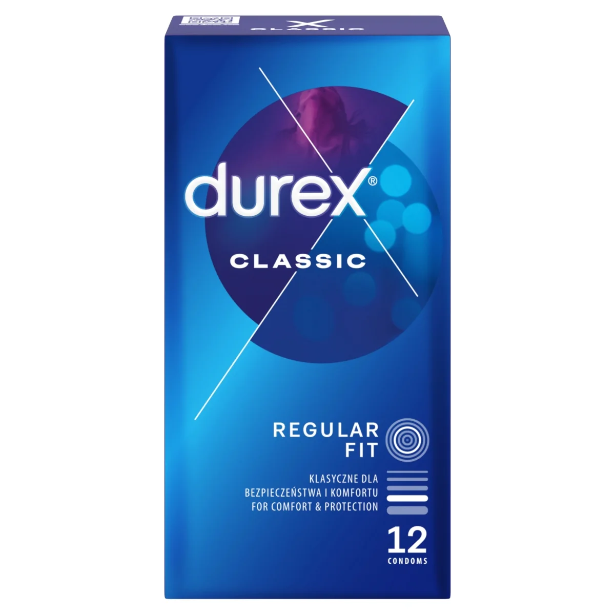Durex Classic prezerwatywy, 12 sztuk
