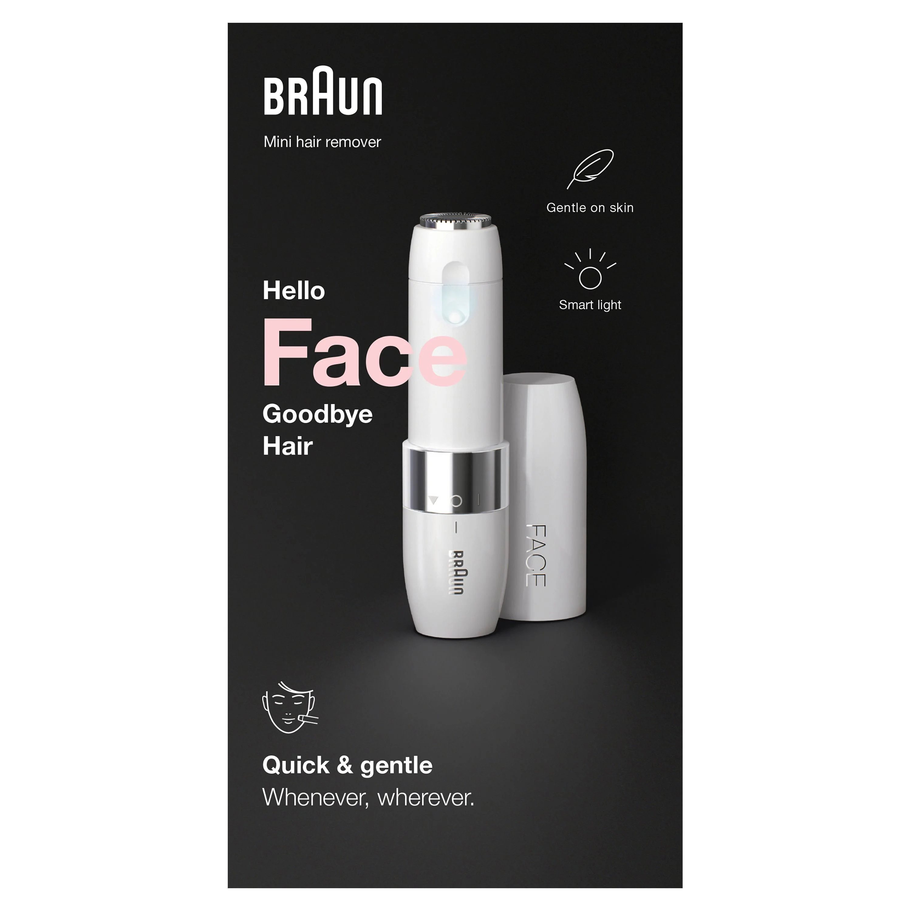 BRAUN FS1000 Face mini golarka elektryczna z bateriami