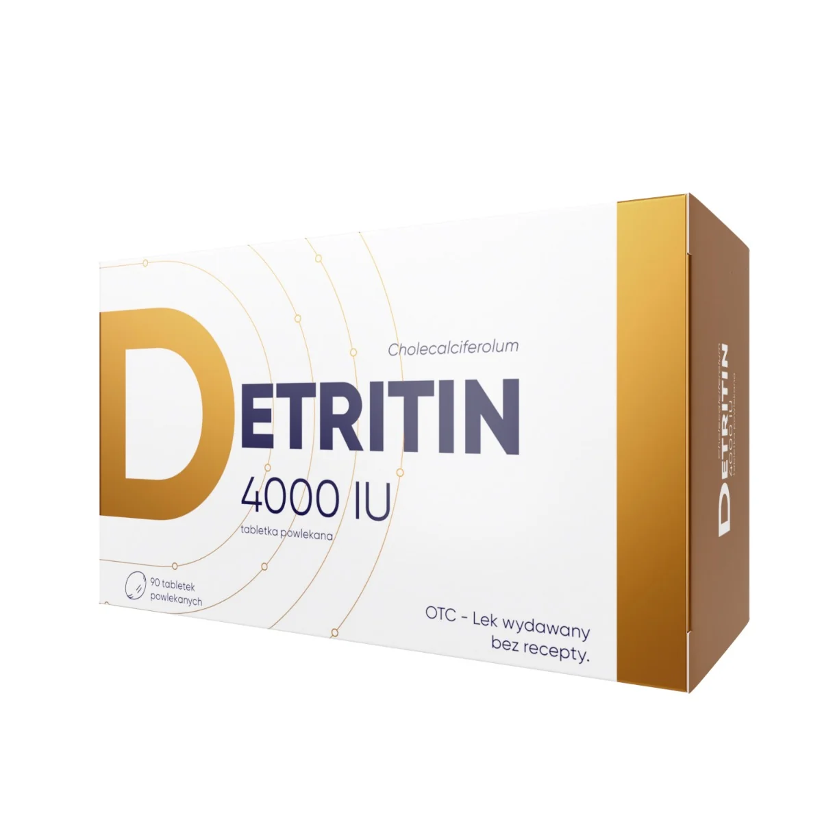 Detritin 4000 IU 90 tabletek powlekanych