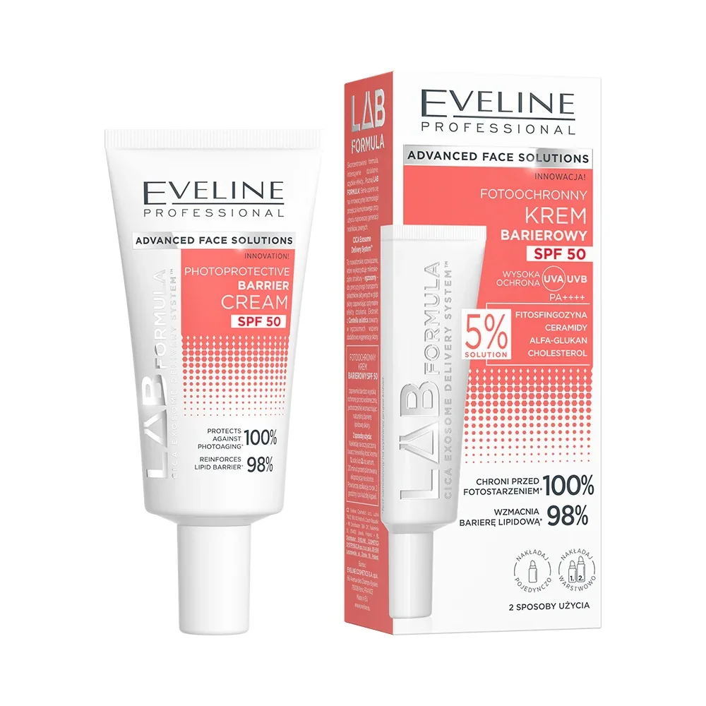 Eveline Lab Formula fotoochronny krem barierowy SPF 50, 40 ml