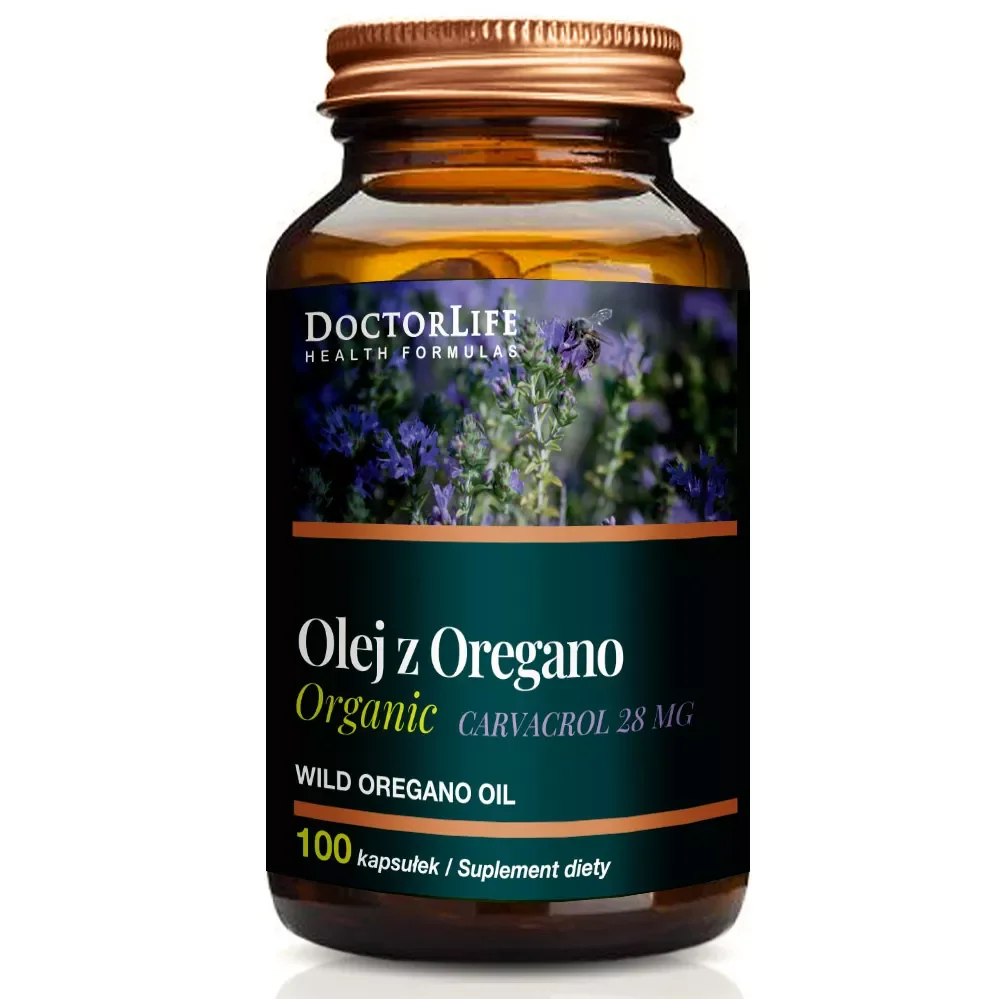 Doctor Life Olej z Dzikiego Oregano 100 kapsułek