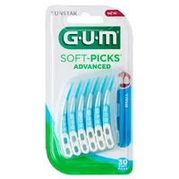 Sunstar Gum Soft-Picks Advanced, czyściki międzyzębowe, small, 30 sztuk