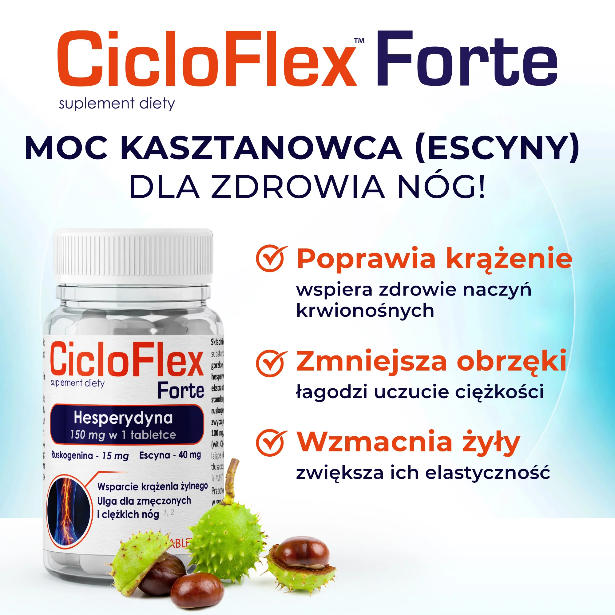 Domowa Apteczka CicloFlex Forte 60 tabletek