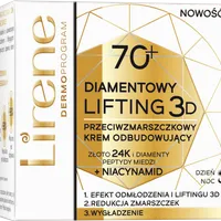 Lirene Diamentowy Lifting 3D krem przeciwzmarszczkowy krem odbudowujący 70+, 50 ml