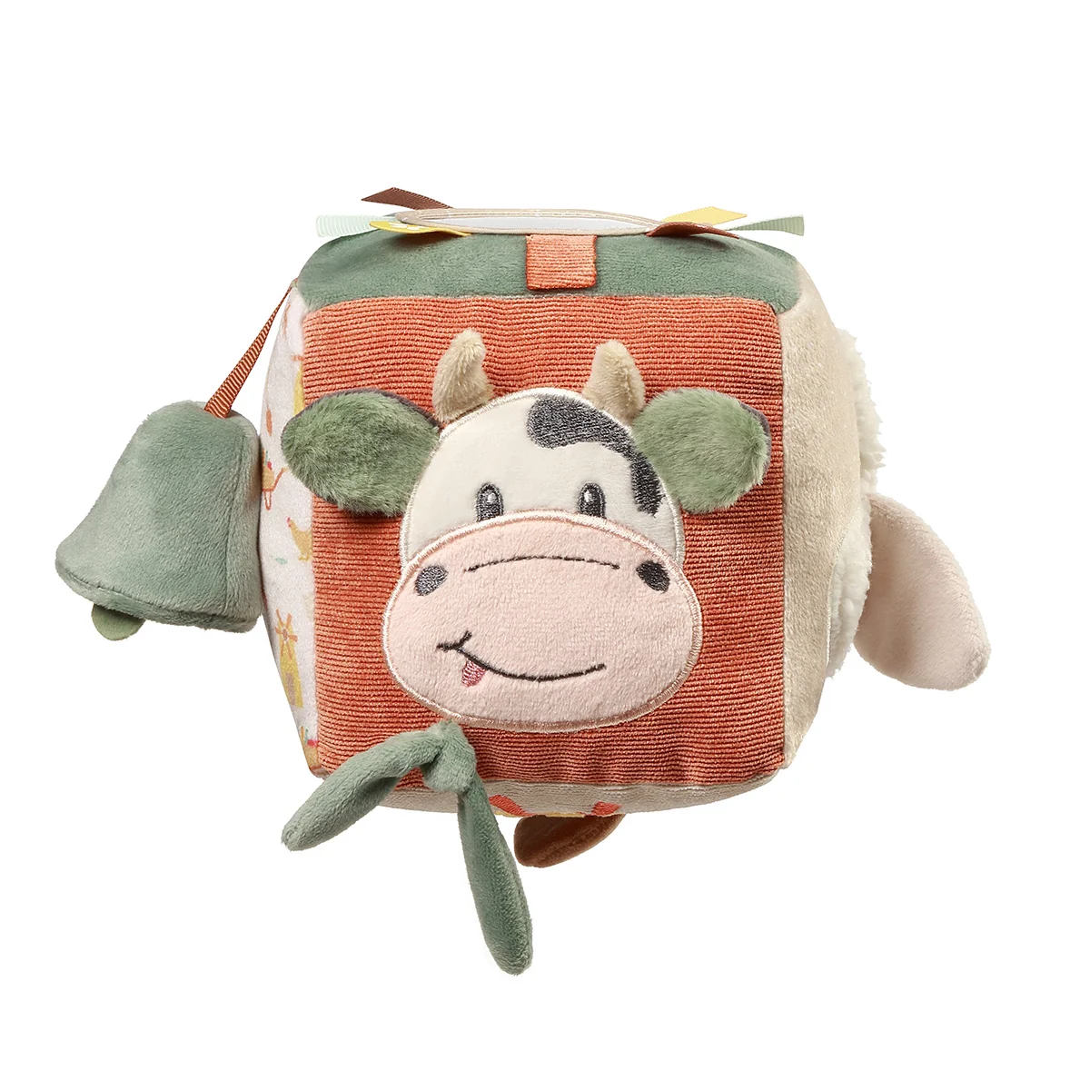 Babyono kostka sensoryczna Cow Bingo, 1 sztuka