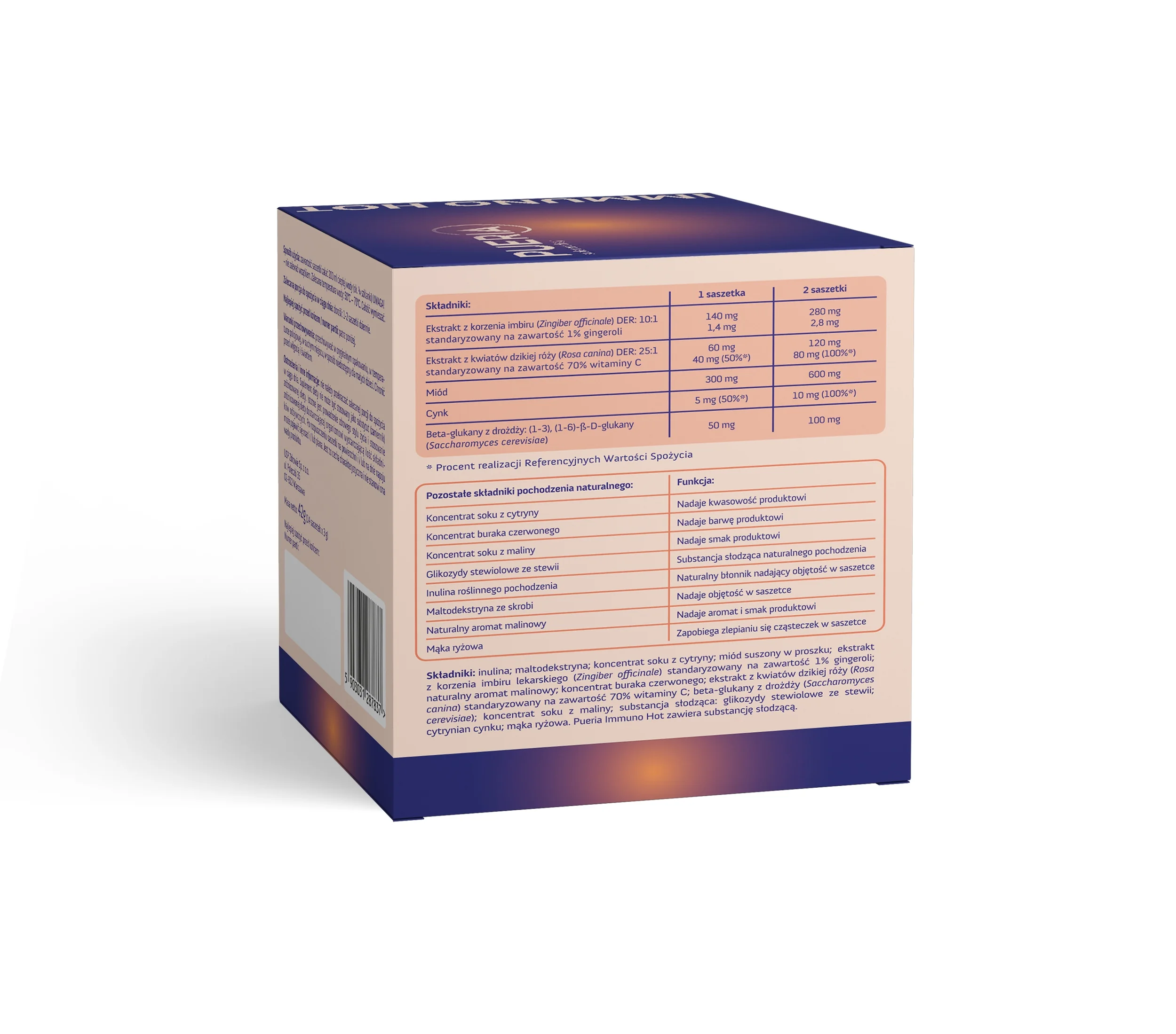 Pueria Immuno Hot 14 saszetek
