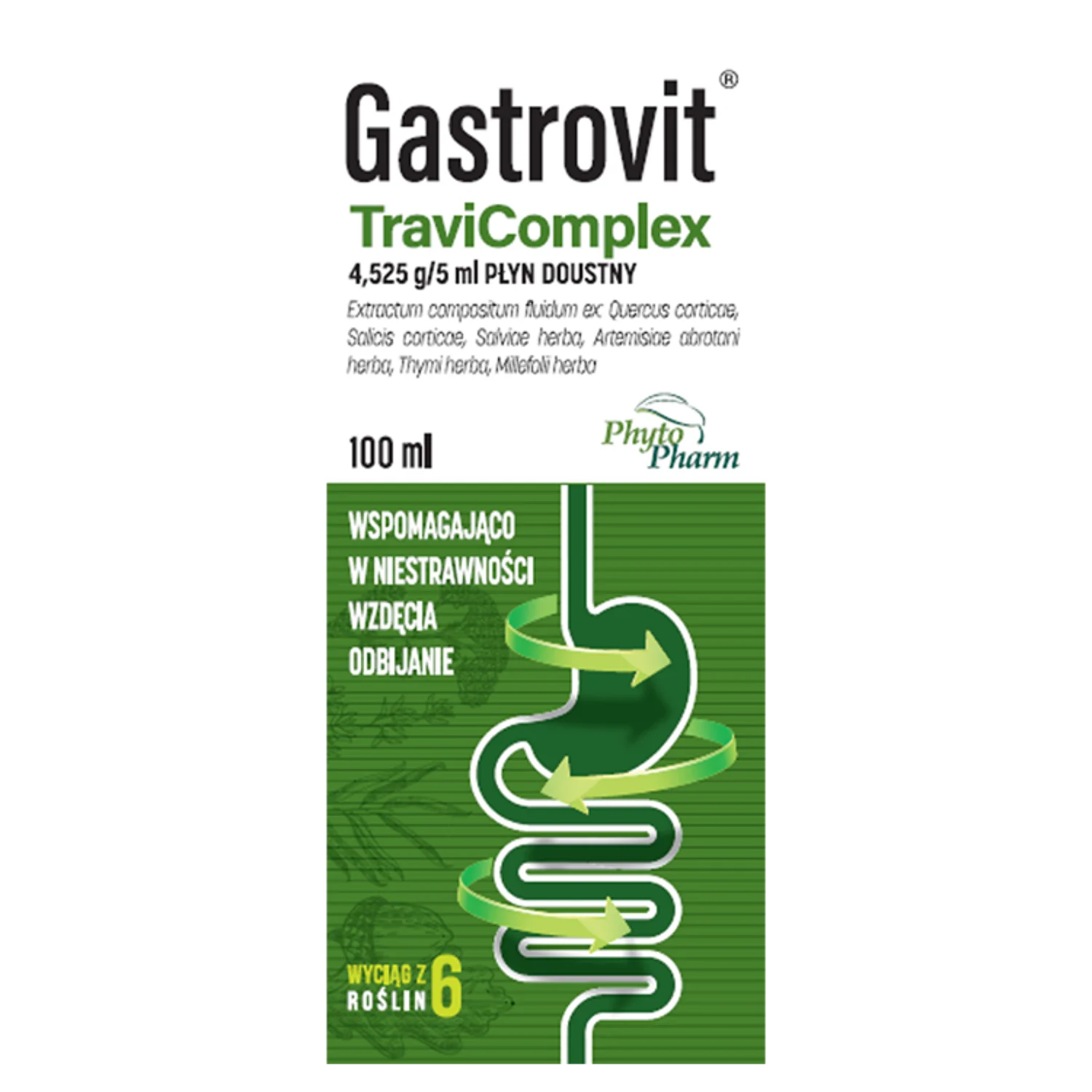 Gastrovit TraviComplex 4,525 g/5 ml, płyn doustny, 100 ml