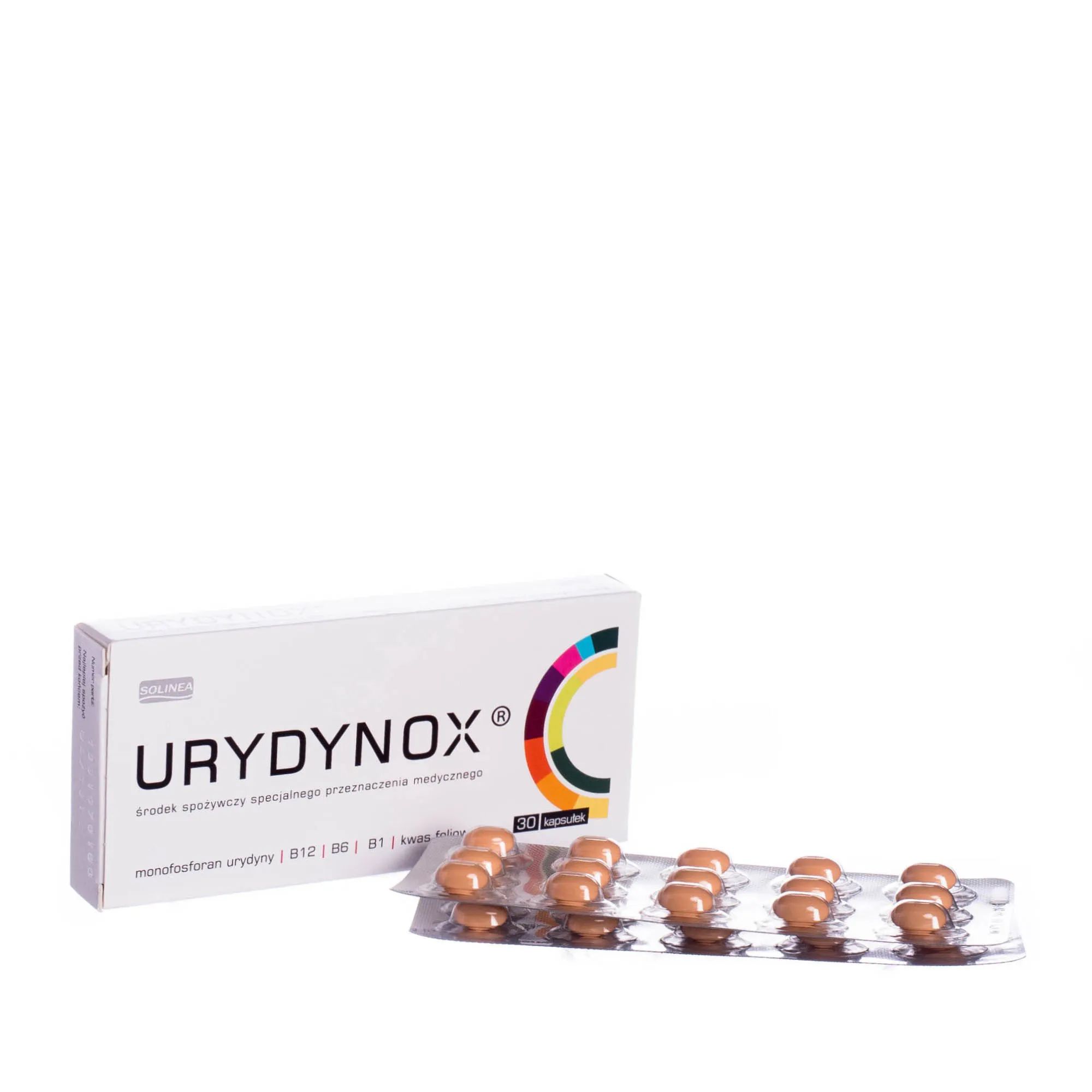 URYDYNOX - środek spożywczy specjalnego przeznaczenia medycznego, 30 kapsułek