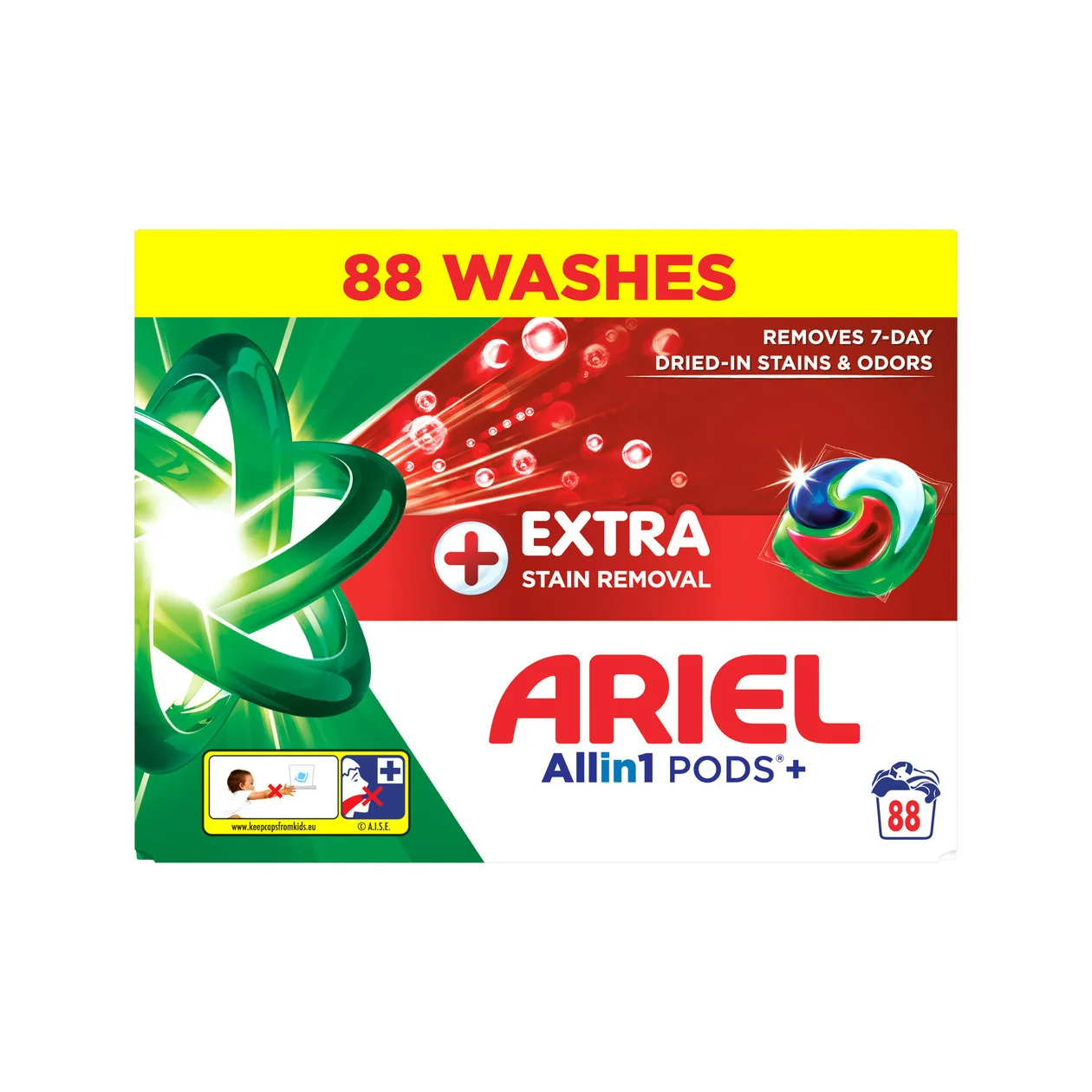 Ariel Allin1 PODS+ Extra Stain Removal 88 kapsułek do prania