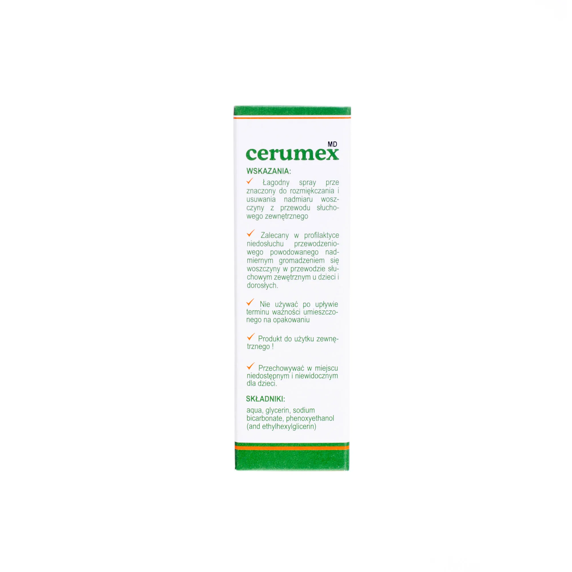 Cerumex MD Spray, preparat do higieny uszu, 30 ml 
