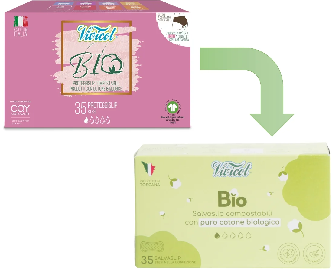 Vivicot Bio wkładki higieniczne z organicznej bawełny, 35 szt.