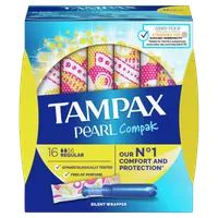 Tampax Compak Pearl Regular tampony z aplikatorem, 16 szt.