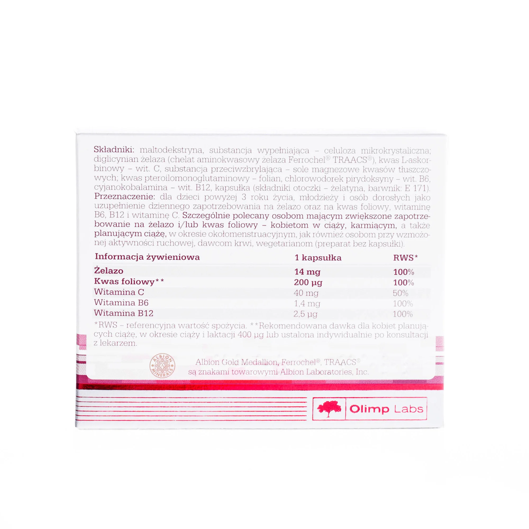 Olimp Chela-Ferr Bio-Complex suplement diety, 30 kapsułek
