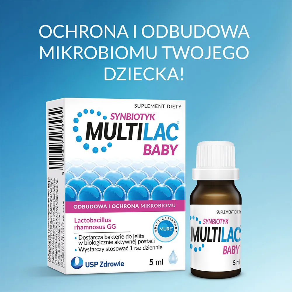 Multilac Baby synbiotyk w kroplach, 5 ml