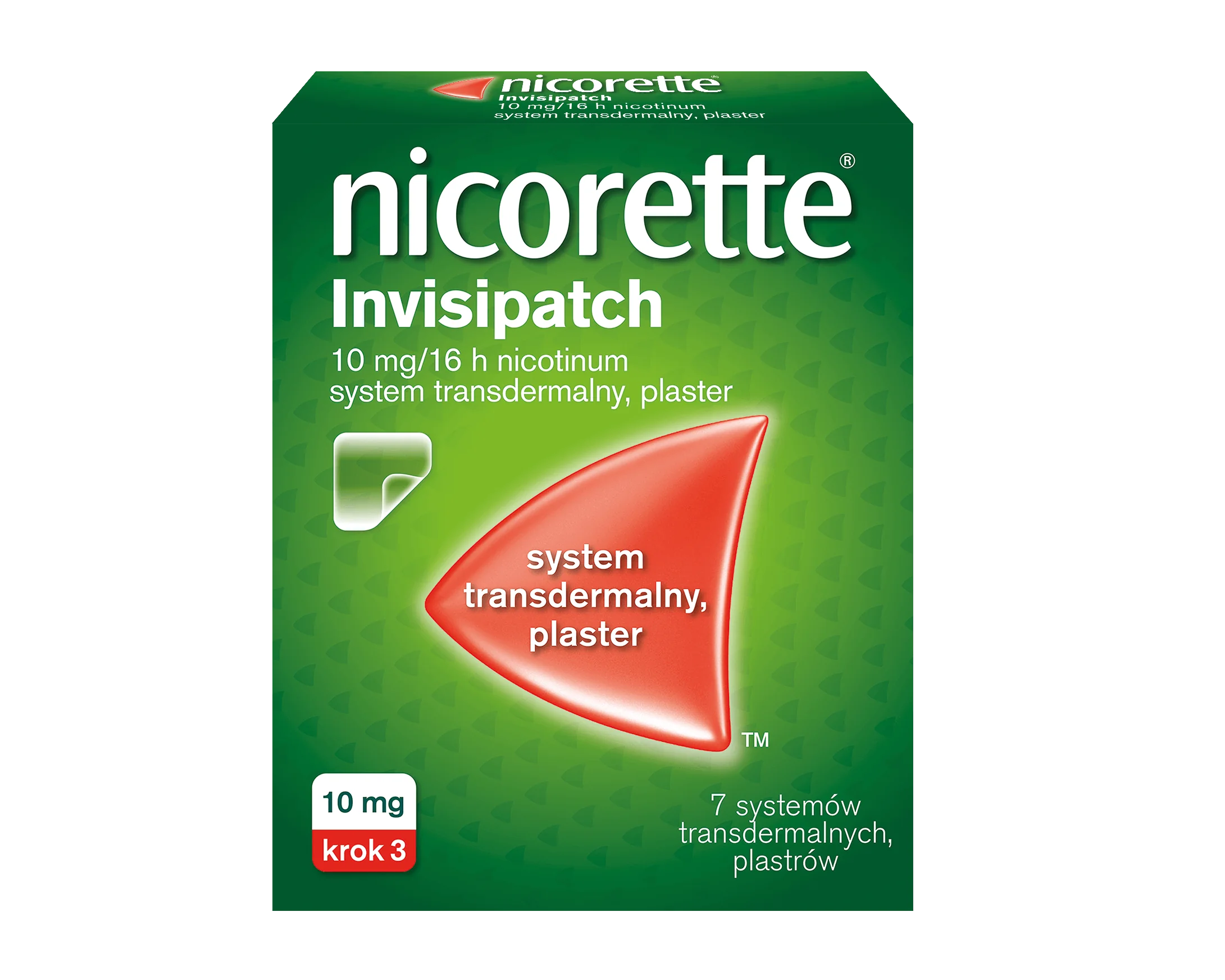 Nicorette Invisipatch 10 mg/16 h 7 plastrów transdermalnych