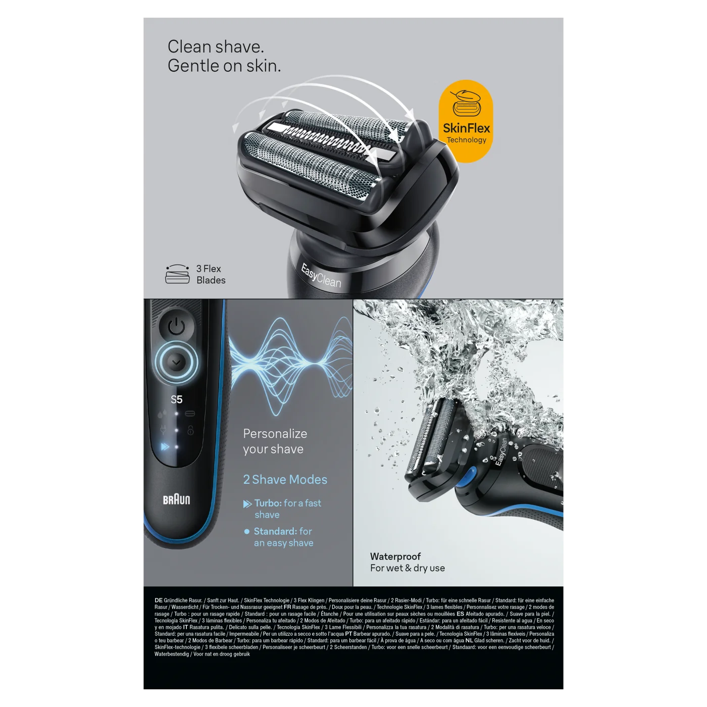 Braun Shaver Series 5 52-B7000CC golarka elektryczna, 1 sztuka