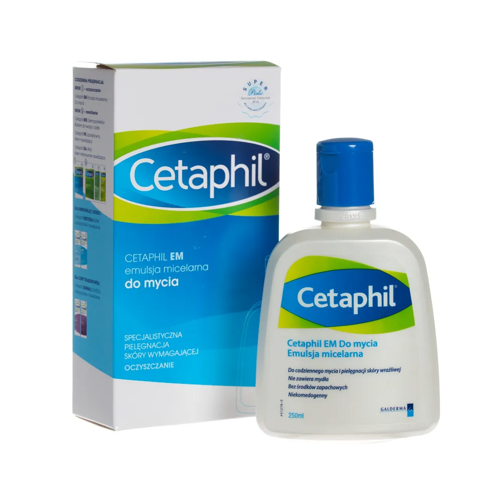 Cetaphil, emulsja micelarna do mycia dla skóry wymagającej oczyszczenia, 250 ml
