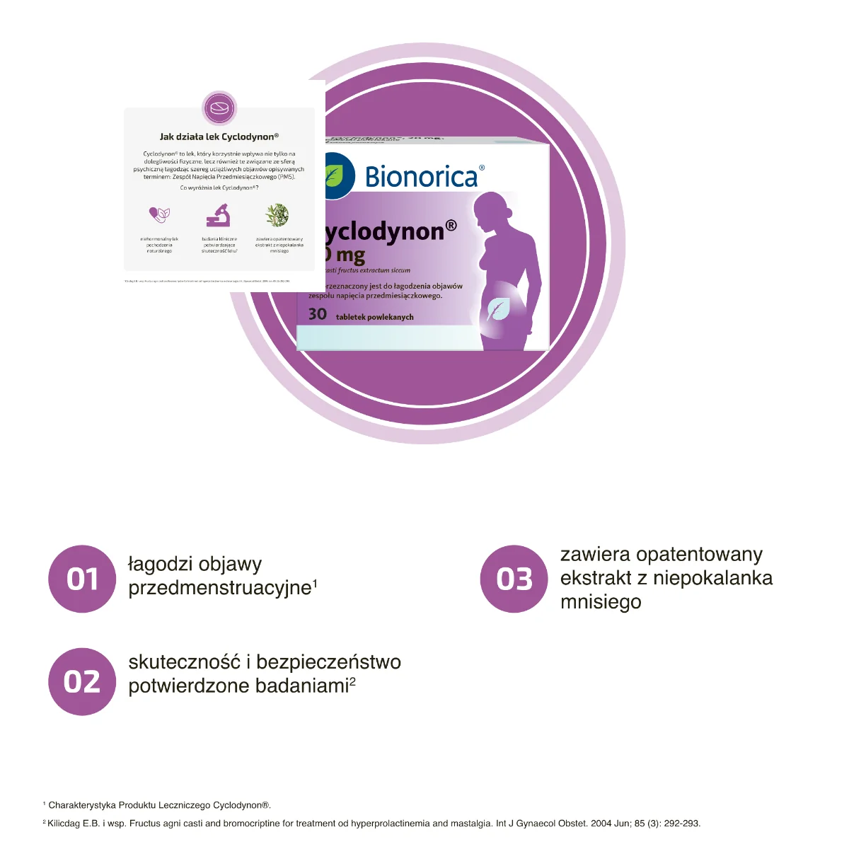 Cyclodynon 20 mg, 30 tabletek