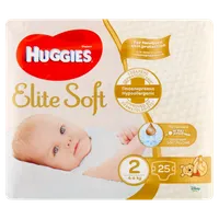Huggies Elite Soft, pieluchy, rozmiar 2, 4-6 kg, 25 sztuk