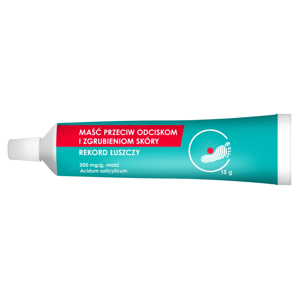 Rekord Łuszczy maść przeciw odciskom i zgrubieniom skóry, 200 mg/g, 15 g