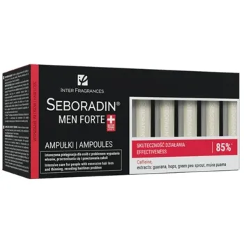 Seboradin Men Ampułki Forte, preparat wzmacniający i przyspieszający porost włosów 