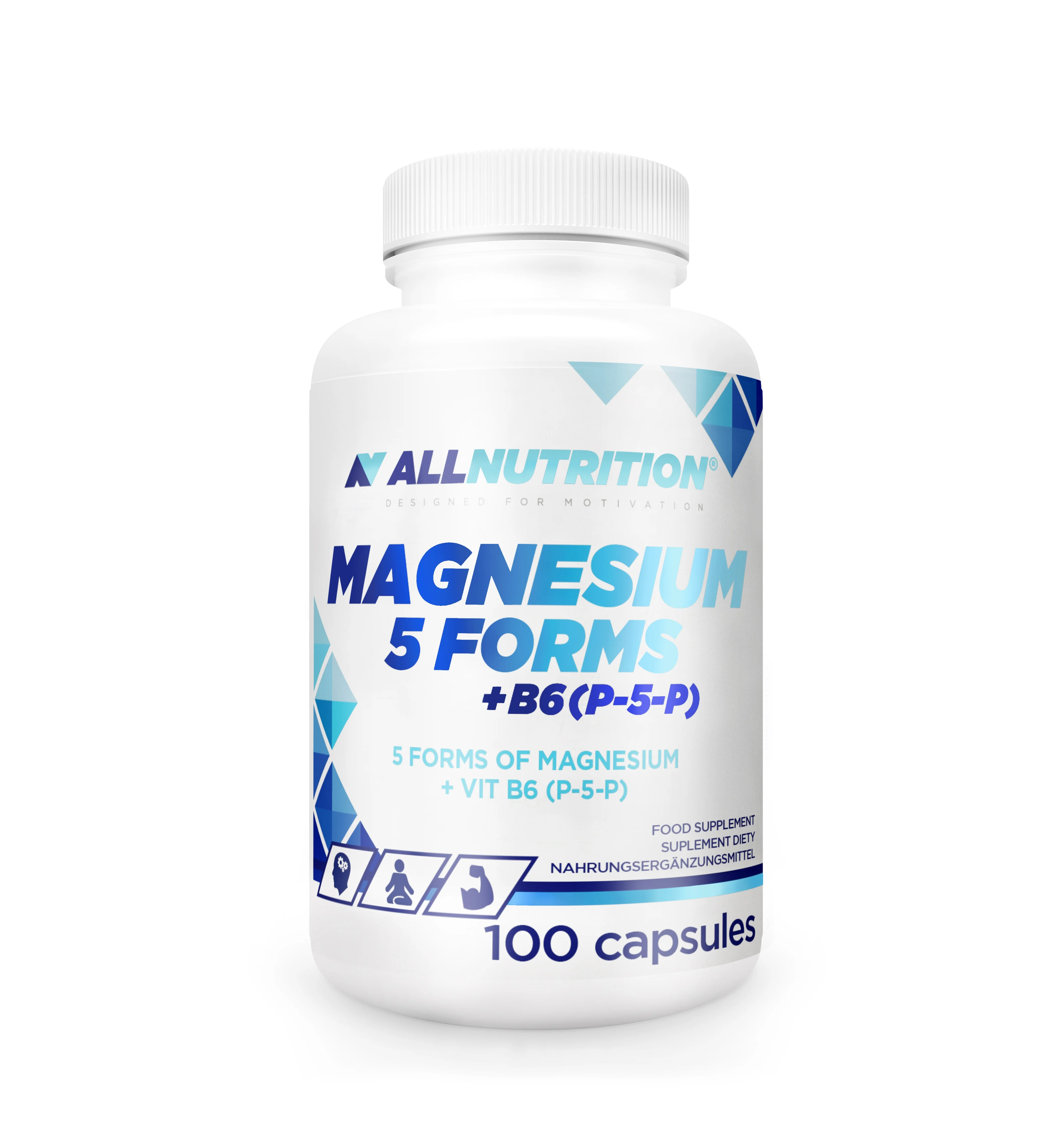 Allnutrition Magnesium 5 Forms + B6 (P-5-P) 100 kapsułek
