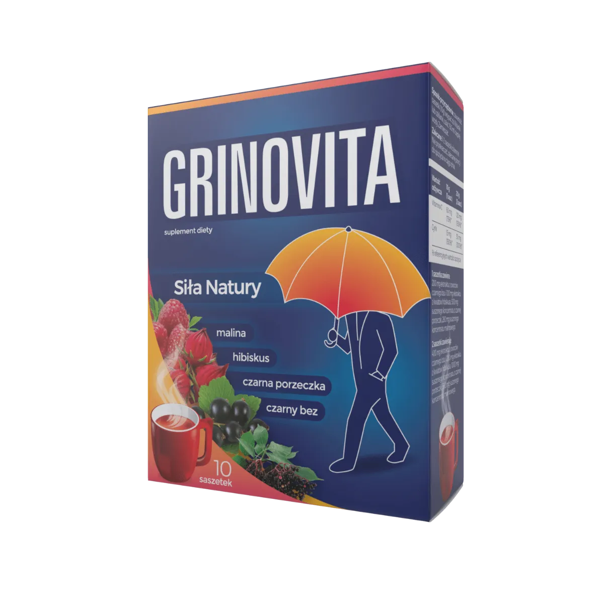 Grinovita, suplement diety, 10 saszetek