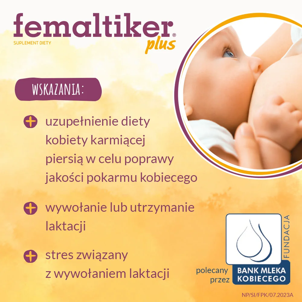 Femaltiker Plus, smak karmelowy, 12 saszetek 