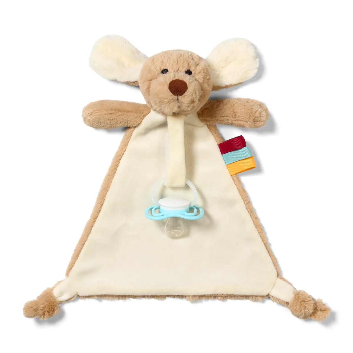 Babyono Dog Willy przytulanka z zawieszką do smoczka, 1 szt.