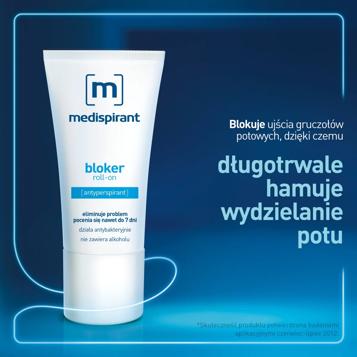 Medispirant Roll-on antyperspirant eliminujący problem pocenia się, 50 ml