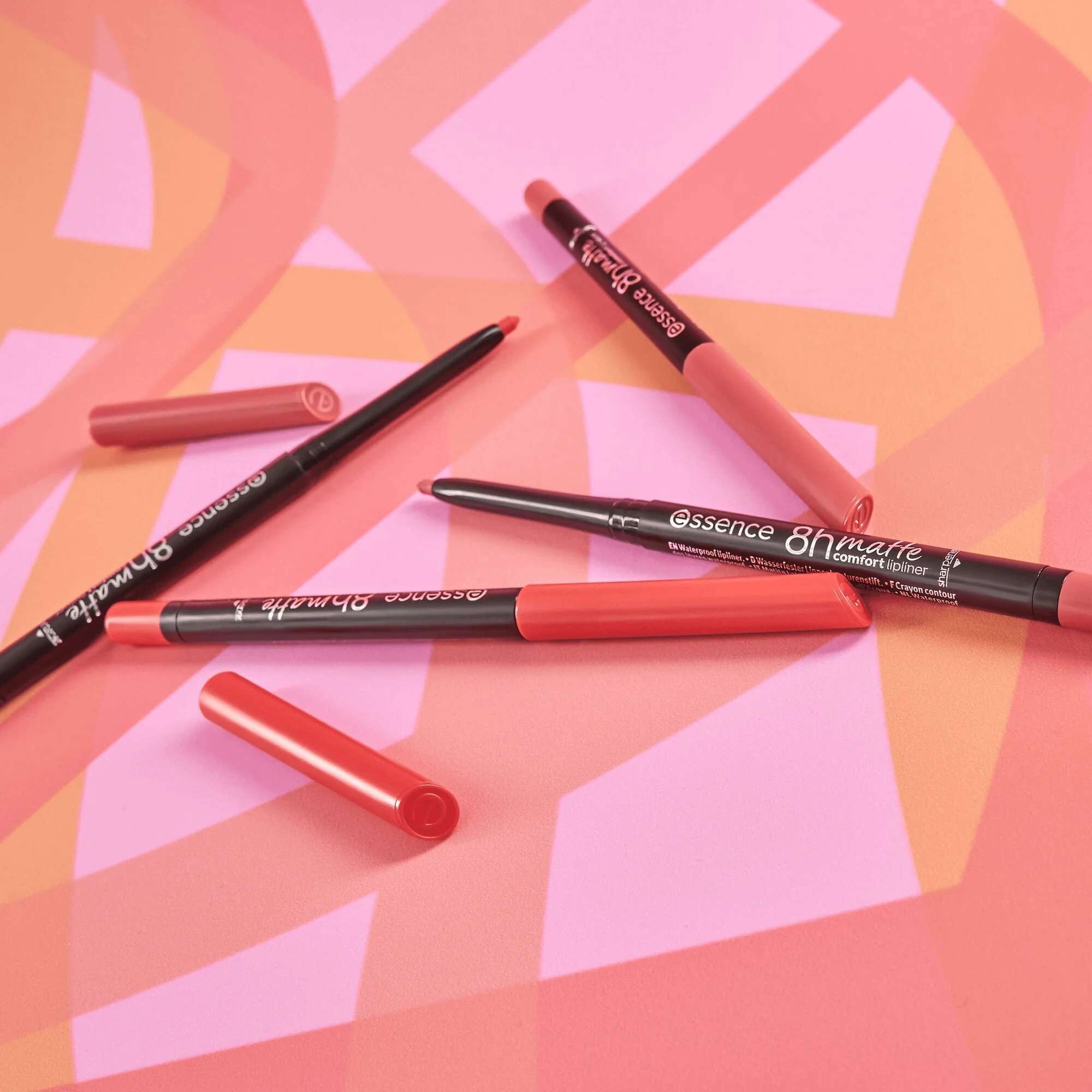 Essence 8h Matte Comfort Lipliner długotrwała matowa konturówka do ust 19 Burgundy Bestie, 0,3 g