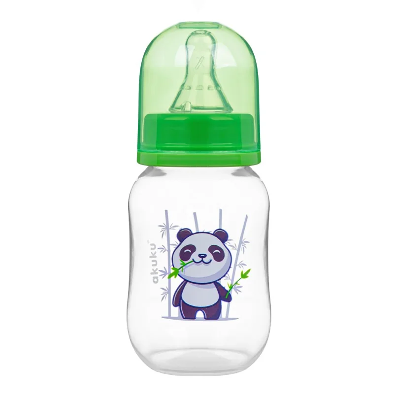 Akuku Zielona Panda butelka, 125 ml