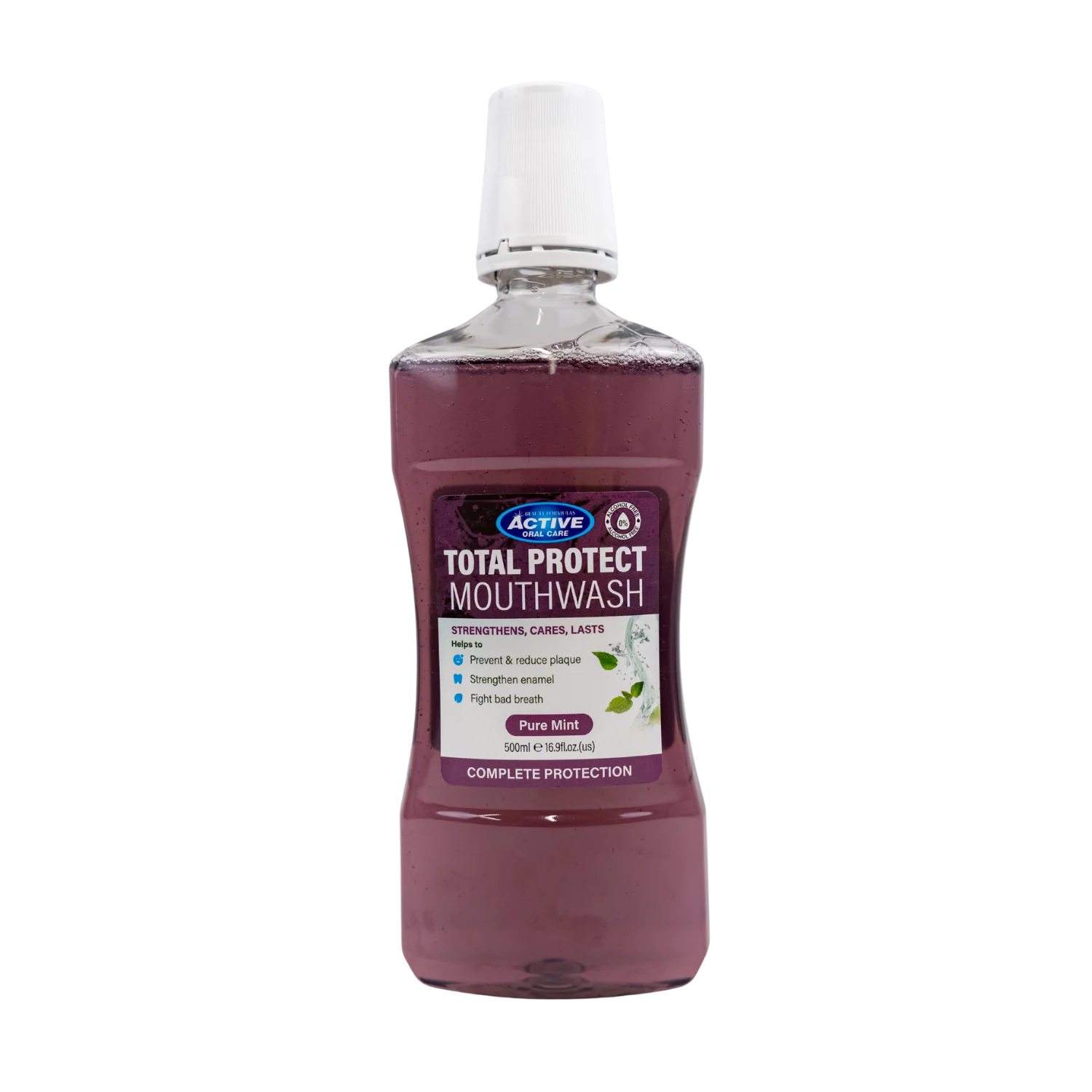 Beauty Formulas TOTAL PROTECT płyn do płukania jamy ustnej, 500 ml