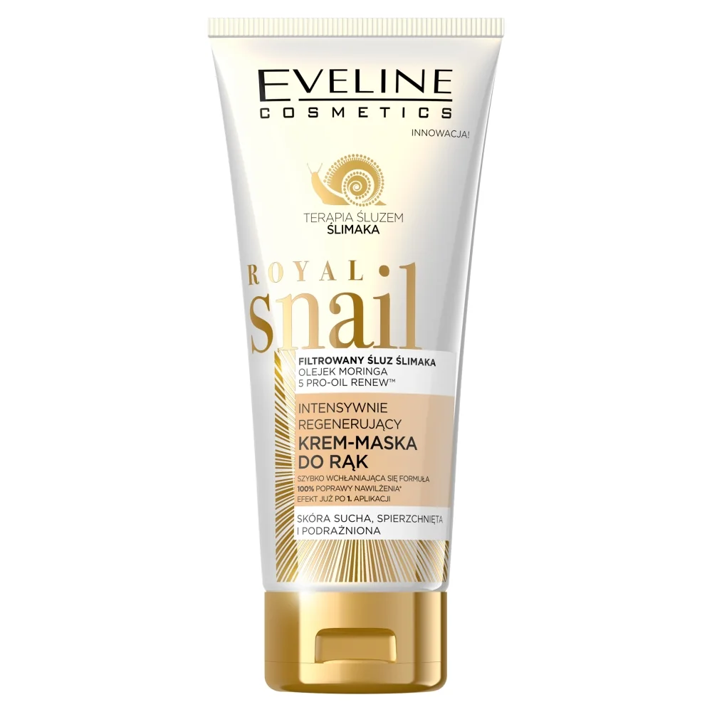 Eveline Cosmetics Royal Snail intensywnie regenerujący krem-maska do rąk, 100 ml