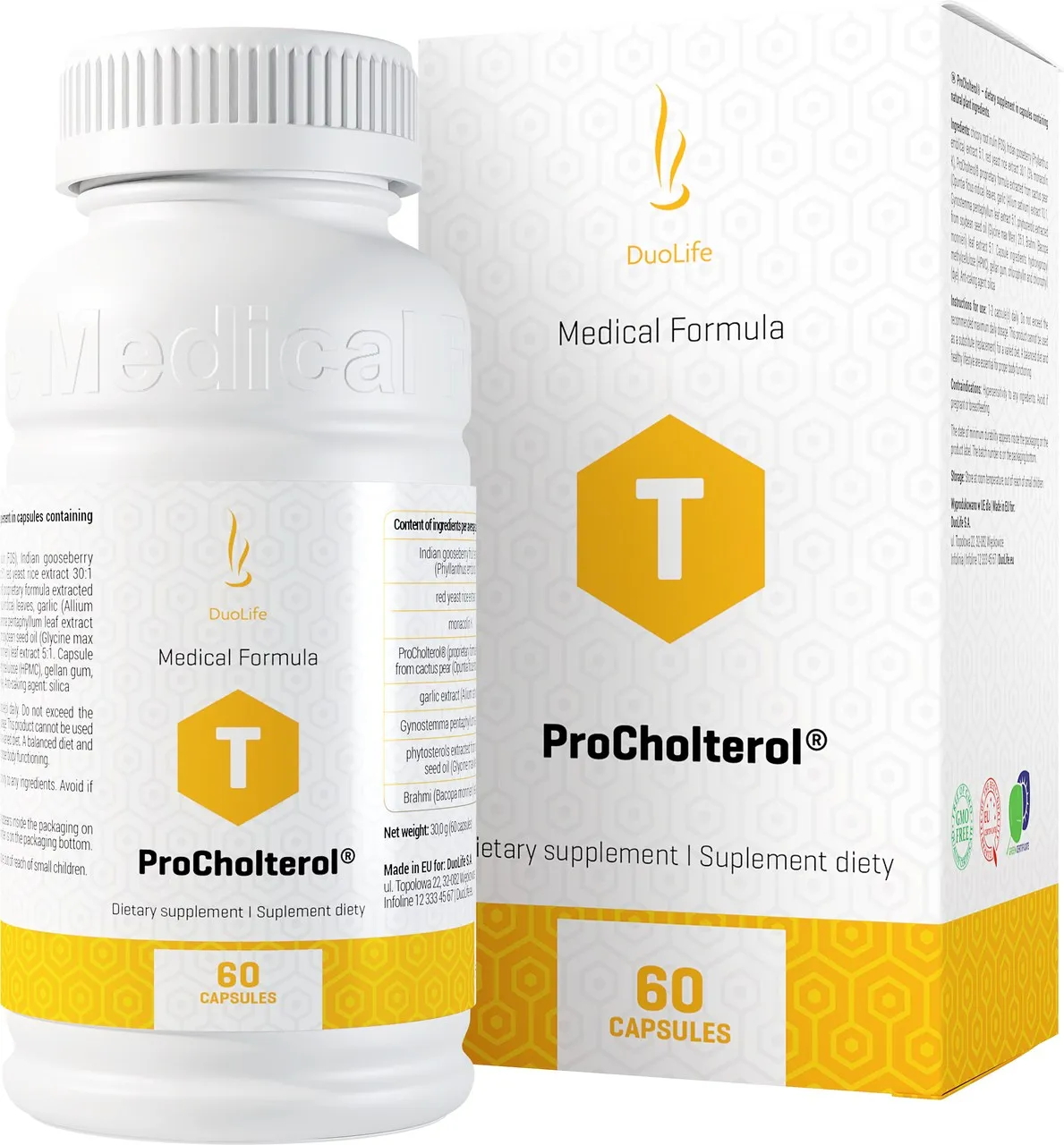 Duolife Medical Formula ProCholterol, suplement diety, 60 kapsułek