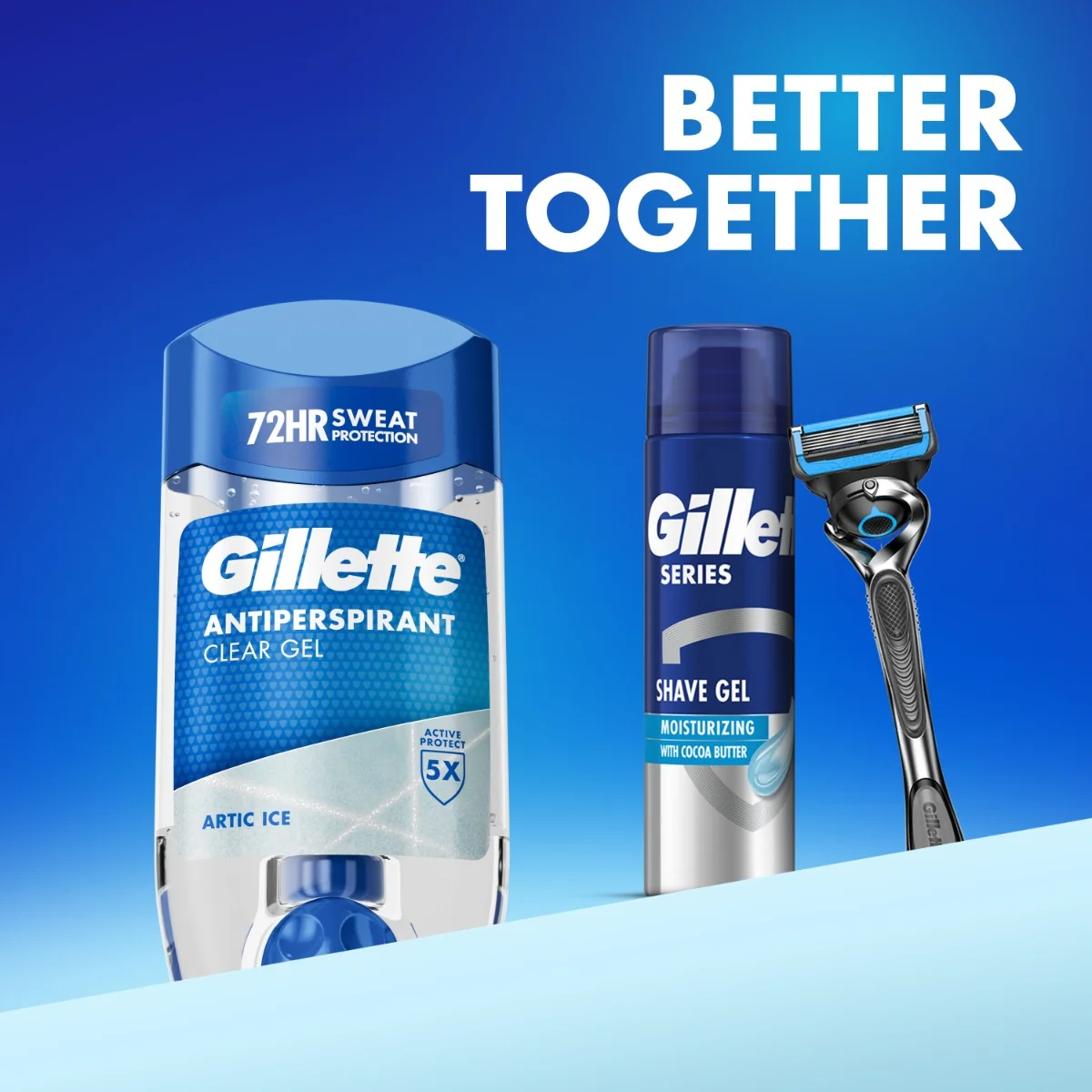 Gillette Arctic Ice antyperspirant w żelu, 70 ml
