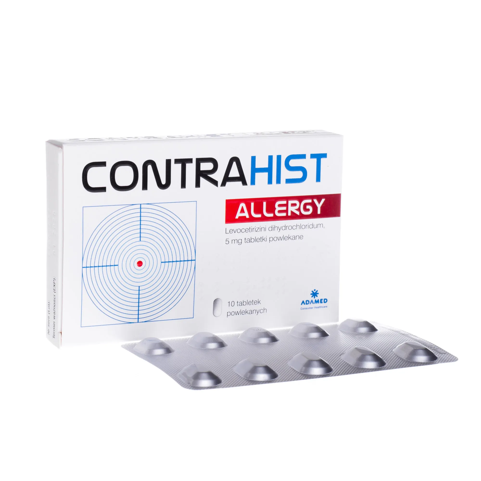 Contrahist Allergy 5 mg, 10 tabletek powlekanych