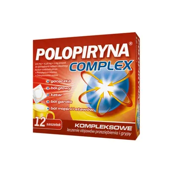 Polopiryna Complex, 500 mg+15,58 mg+2 mg, 12 saszetek 