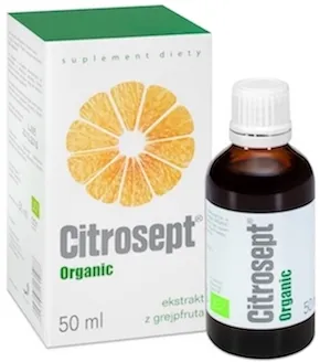 Citrosept Organic ekstrakt z grejpfruta, suplement diety, 50 ml
