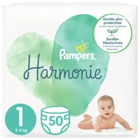 Pampers Harmonie Newborn pieluszki jednorazowe rozmiar 1, 2-5 kg, 50 szt.