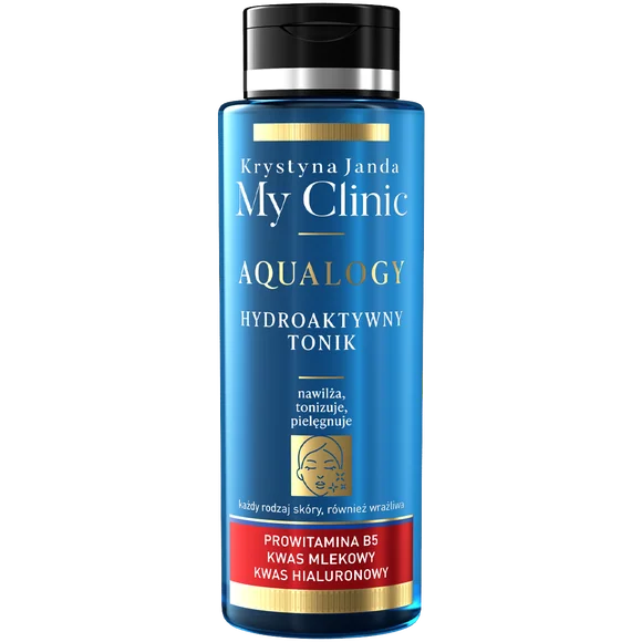 Janda My Clinic Aqualogy hydroaktywny tonik do twarzy, 400 ml