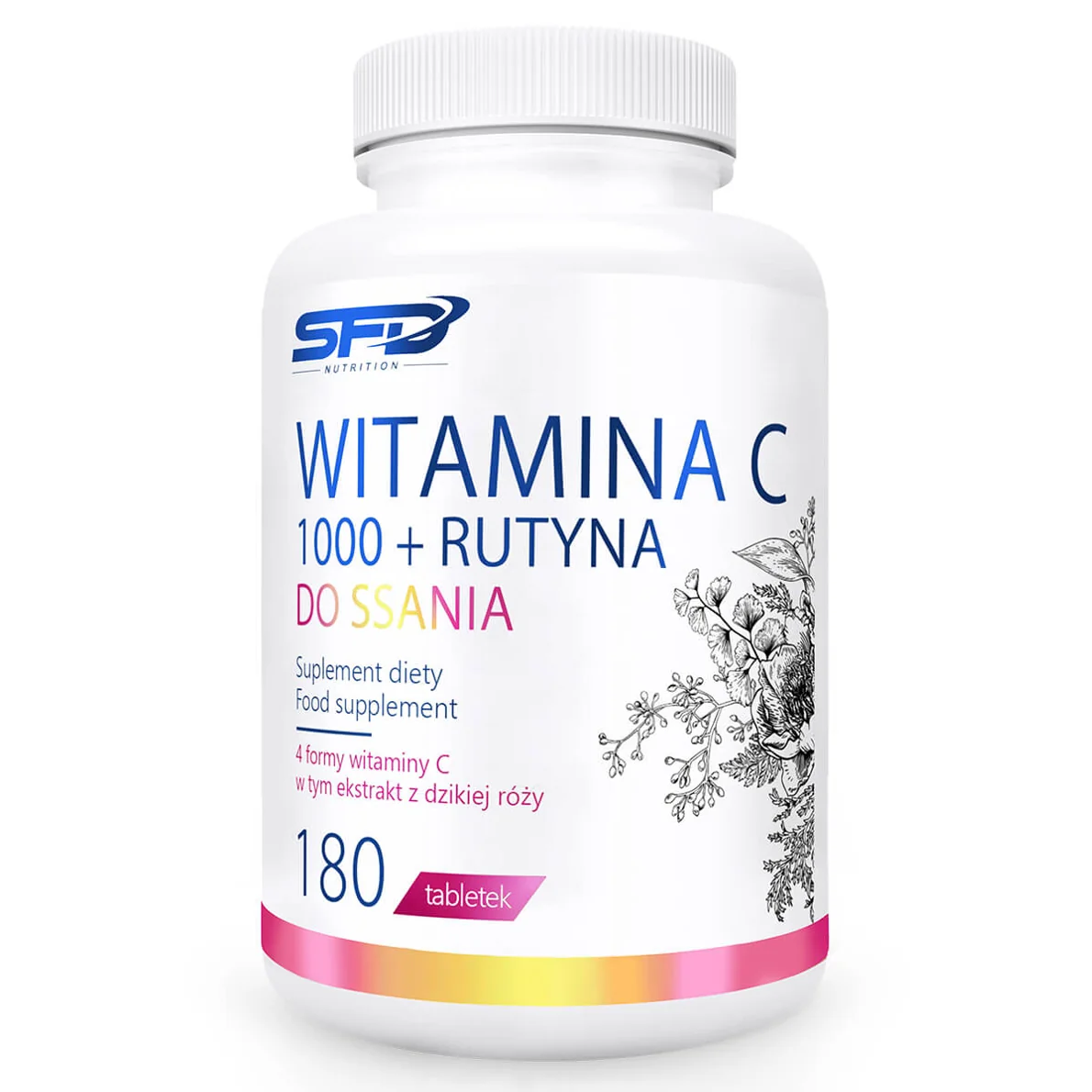 SFD witamina C 1000 + rutyna 180 tabletek do ssania